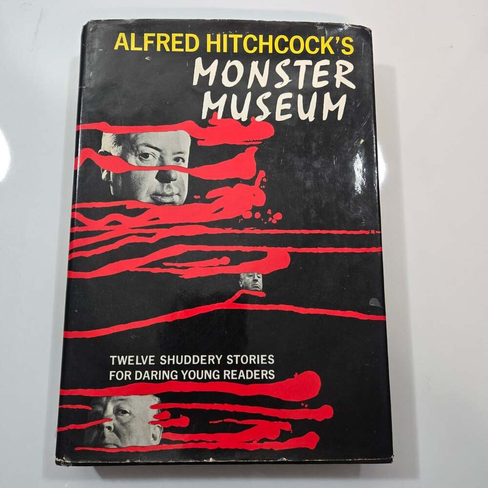 Alfred Hitchcock's Monster Museum Hardcover Book Vintage 1965 - 1st Edition